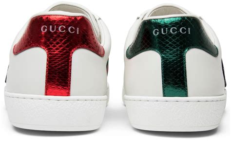 gucci shoes snake chrome|gucci ace embroidered snake.